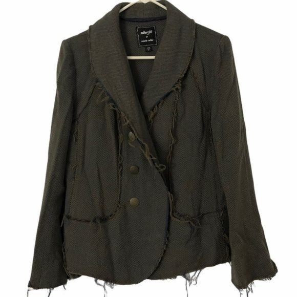 Nicole Miller Jackets & Blazers - Nicole Miller Raw Edge Jacket Size 10